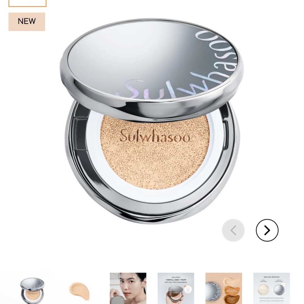 Sulwhasoo Perfecting Cushion Airy SPF 50 Duo - 2 pieces